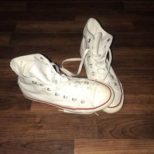 White High-Top Converse